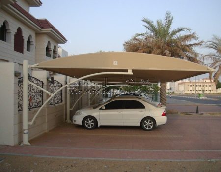 تركيب المظلات